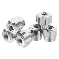 BESTYASH 6Pcs Universal Aluminum Alloy Faucet Handles Replacement for Bathroom Tub Faucet Hot and Cold