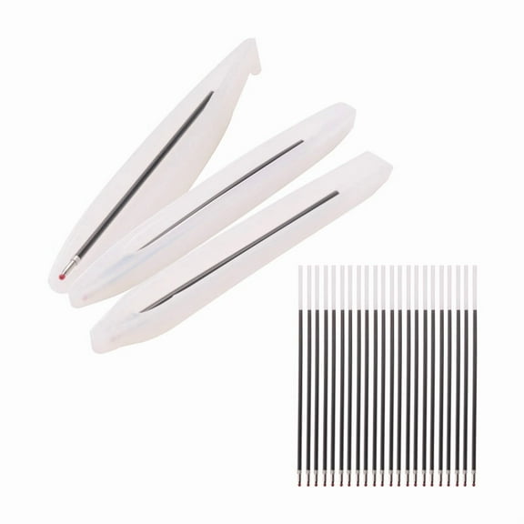 3 Pieces of Silicone Resin Mold Ball Point Pen Mold, Crystal Epoxy Mold, Used for DIY Handicraft Decoration