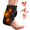 1Pc Black, variant on Cordless Foot massager with Heat, Ankle Brace Wrap Warmer with 6 Heat & 3 Vibration, 3 Timer Settings, 3000mAh Battery, Ankle Heating Pad Home