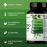 Emerald Labs Osteo Bone Health مع Meriva Phytosome ، MSM وفيتامين K2 (MK4 و MK7) والكالسيوم لدعم قوة العظام وقوة المفاصل والجهاز المناعي - 180 كبسولة نباتية