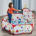 thumbnail image 1 of Baby Ball Pool Ball Pit Children's Tent Baby Playpen Playpen Baby Park Playground Dry Pool Balls with Basketball Hoop heqiyong LED, 1 of 2