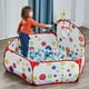 thumbnail image 1 of Baby Ball Pool Ball Pit Children's Tent Baby Playpen Playpen Baby Park Playground Dry Pool Balls with Basketball Hoop heqiyong LED, 1 of 2