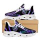 thumbnail image 1 of Zapatillas de tenis polinesias con estampado degradado de mariposas para hombre y mujer, de otoño, resistentes a la suciedad y con absorción de impactos, informales., 1 of 6