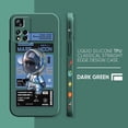 thumbnail image 3 of Case For Redmi Note 12 11 11T 11R 11E 10 9 8 7 7S PRO PLUS 4G 5G Simple Liquid silicone Case Stylish Luxurious Space Astronauts, 3 of 5