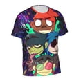 thumbnail image 3 of Gorillaz Men's Short-Sleeve T-Shirt Summer Casual Tee Top Breathable Crewneck T-Shirt X-Large, 3 of 7