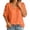 F-221Orange, variant on ZHOGXU Womens Summer T Shirt Short Sleeve V Neck Solid Color Comfortable Lightweight Breathable Tee Top For Casual Daily Wear,Orange,L