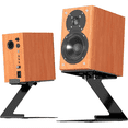 thumbnail image 2 of Desktop Speaker Stand Mount Studio Monitor Riser Support with Vibration Absorption Pad Mount for Living Room Study Room, 2 of 8