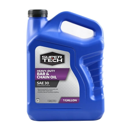 Super Tech SAE 30 Bar and Chain Oil, 1 Gallon