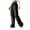 Black, variant on Scrub Pants for Women Casual Pants Cowboy Pocket Straight Cylinder Overalls Solid Color Womens Clothes under $8