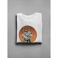 thumbnail image 3 of Angry Fighting Tiger Sweatshirt Men -Image by Shutterstock, Male 5X-Large, 3 of 4