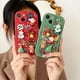 thumbnail image 2 of 3D Cartoon Santa Claus Christmas Phone Case For iPhone 15 14 13 12 11 Pro Max X XR XS Max Elk Snowman Soft Silicone Back Cover, 2 of 5
