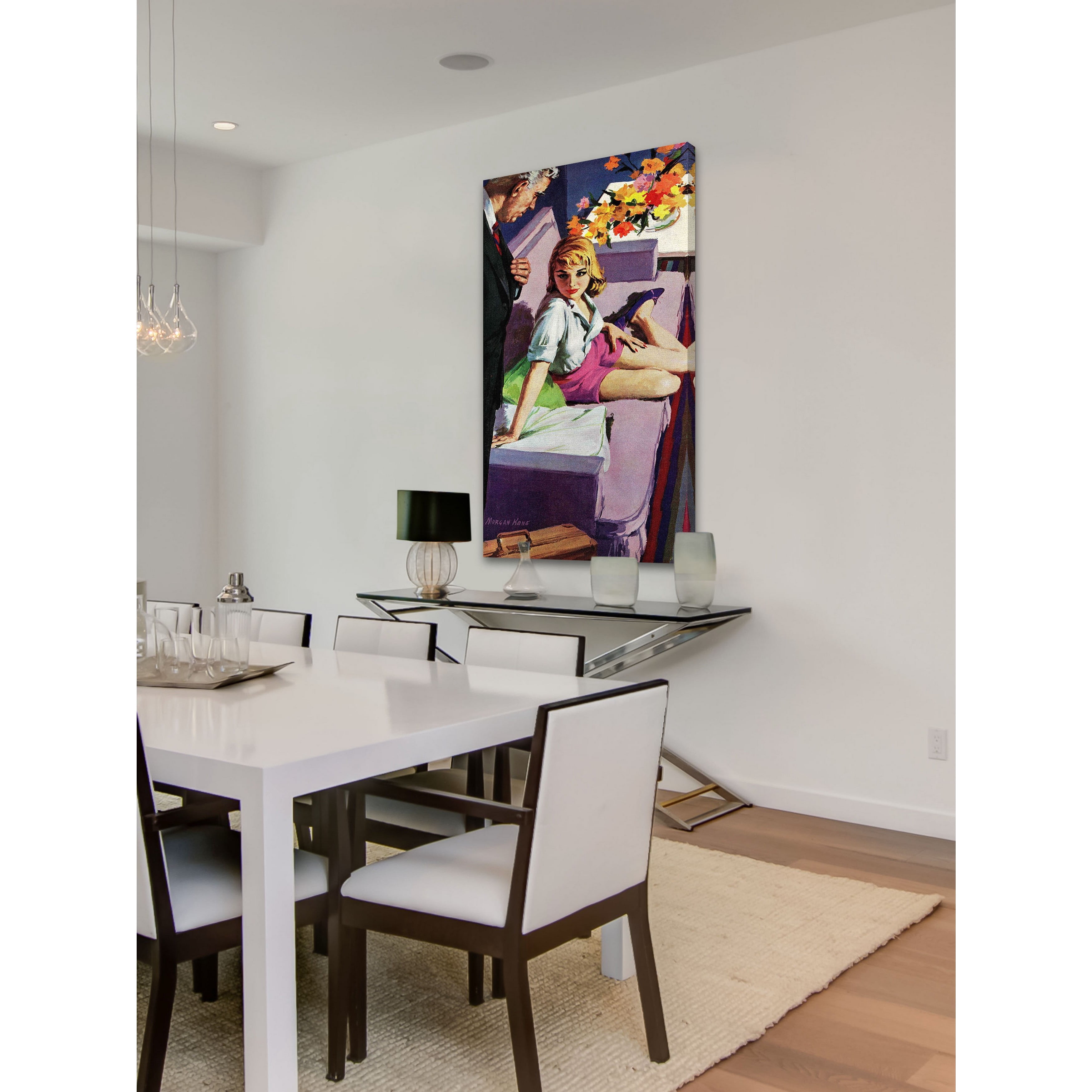Marmont Hill Inc Marmont Hill - A Matter of Infidelity by Morgan Kane Painting Print on Canvas - Multi-color