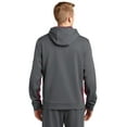 thumbnail image 2 of Sport-Tek ST235 Sport-Wick Fleece Colorblock Hooded Pullovers, Dark Smoke Grey/ Maroon, M, 2 of 2