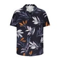 thumbnail image 6 of Xysaqa Mens T-Shirts Mens Hawaiian Shirt Men Big & Tall Cool Floral Print Shirts Merns Casual Short Sleeve Button Up T-Shirt Summer Party Beach Tshirt 2X 3X 4X Clearance, 6 of 6