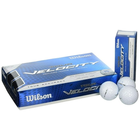 Tour Velocity Accuracy Golf Ball (15-Pack), White, Composite By