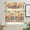Dessertdol4459, variant on Kitchen Rule Vintage Dessert Food Summer Strawberry Plaid Black Abstract Buffalo Farmhouse 3 PCS Kitchen Curtain Valance and Set,Rod Pocket Small Half Tier Valances Window Curtains Panel,55"x24"