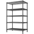 thumbnail image 4 of REIBII Wire Shelving Unit,5-Tier Adjustable Metal Shelving,Heavy Duty Storage Rack for Kitchen,Pantry,Laundry,Home,21.45"Wx11.61"Dx62.4"H, 4 of 8