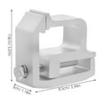 thumbnail image 2 of Hemoton 2pcs Clamps for Truck Cap Camper Shell Clamps Heavy Duty Alloy Truck Topper Mounting Clamps, 2 of 8