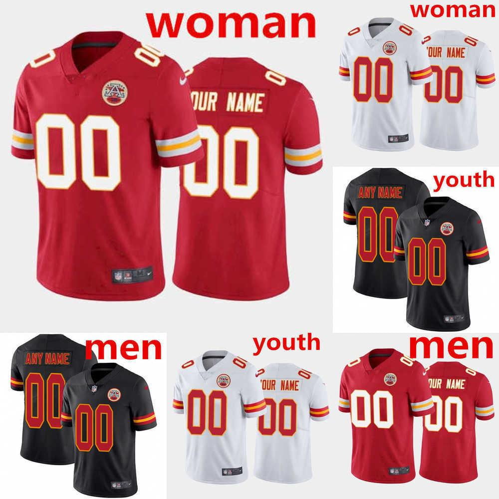 NFL_Jerseys Football Jerseys Kansas''City''Chiefs''Men Women Youth 15  Patrick Mahomes 9 JuJu Smith-Schuster 10 Tyreek Hill 32 Tyrann Mathieu 87  Travis Kelce red 