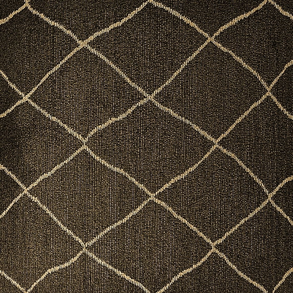 Ahgly Company Indoor Square Oriental Brown Industrial Area Rugs, 3' Square