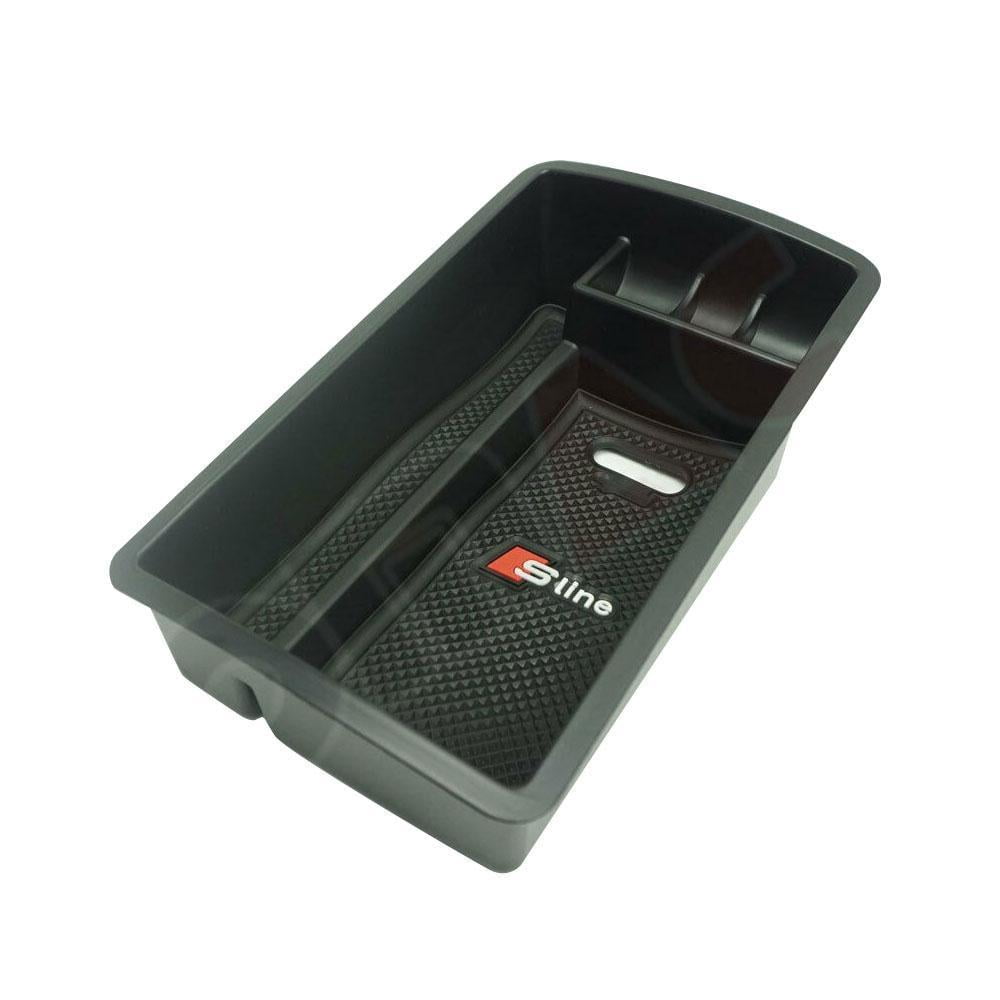 Black Center Console Armrest Storage Box for Audi A3 20142023