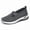 Dark Gray, variant on Orthopedic Walking Shoes for Women,2026 New Orthowalkway Womens Shoes,Woven Orthopedic Breathable Walking Sneaker Non- Arch Support on Shoes for Summer Daily Wear, Dark Gray