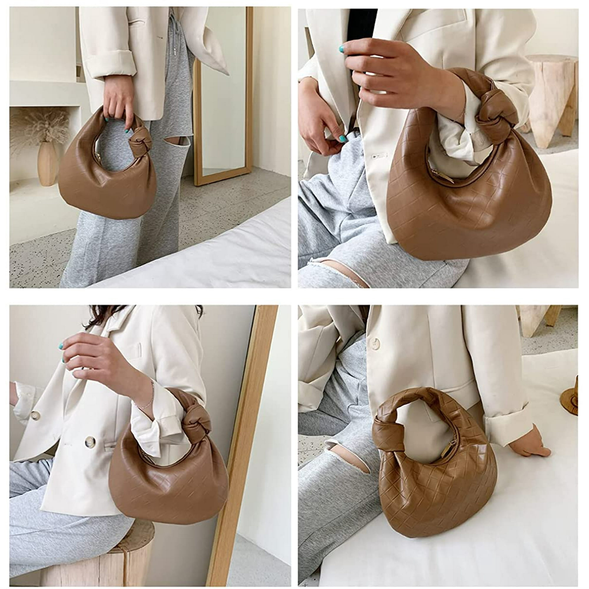 Leather hobo sling bag sale