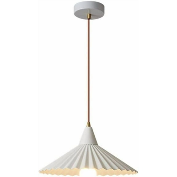 Minimalist White Metal Pendant Lighting for Kitchen Island, Modern Simple Iron Pendant Light Fixture for Dining Room, Personalized Industrial Pendant Light, Vintage Pendant Lamp for Over Table Bar