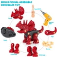 thumbnail image 2 of Topchances Dinosaur Toys for Kids, Take Apart Toys Stem Construction Building Toys Kids Toys with Electric Drill, Birthday Gifts Christmas gift for Boys and Girls for 3 4 5 6 7 8 Year Old, 2 of 8