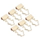 thumbnail image 5 of Clips decorativos para carpetas, 100 clips para carpetas, lindos clips de metal para carpetas, abrazaderas doradas, fieles a su promesa, 5 of 9