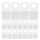 thumbnail image 1 of Pestañas de colgar autoadhesivas transparentes de 250 piezas, 1 of 6