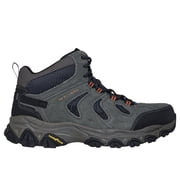 Skechers Work Mens Steel Toe High Top Lace Up Hiker Work Boot w/ Goodyear Rubber Outsole