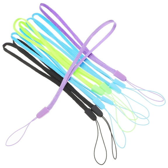 10 Pcs Wrist Strap Lanyard Cell Phone Charm Holder Keys and Headphones