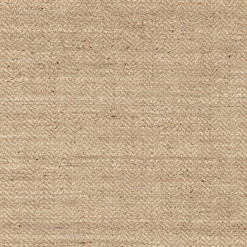 Well Woven Suri Chevron Hand-Made Area Rug, 5' x 7.5', Natural, Organic Look, Suitable For High-Traffic Area, Hand-Woven Jute