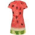 thumbnail image 2 of Watermelon Seeds Summer All Over Juniors Beach Cover-Up Dress Multi SM, 2 of 2