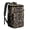 Black-17, variant on Botanical Palm Leaves Cooler Backpack 20L Insulated Lunch Bag for Outdoor Camping Beach with Tropical Floral Design