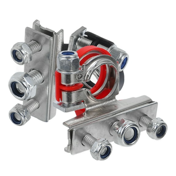 MERRYHAPY Terminal Connectors Copper Battery Terminal Connectors Assorted Color 2Pcs