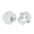 thumbnail image 4 of 10 Sets M18x1.5 Metal Vehicle Engine Oil Pan Drain Cap Screw Bolt Plug with Gasket, 4 of 7
