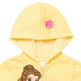 thumbnail image 4 of Disney Princess Belle Little Girls Zip Up Hoodie Infant to Big Kid, 4 of 5