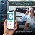 thumbnail image 4 of Pyle 2,000 Watt Multi Channel Bluetooth Home Theater Amplifier Receiver (4 Pack), 4 of 9