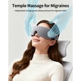 thumbnail image 3 of ibreo MG 3 Eye Massager for Migraine Relief, Heat, Temple Massage, Air Compression and Bluetooth Music Streaming Eye Strain Care Mask Relaxation, 3 of 8