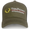 thumbnail image 1 of Gorro TenPoint con malla bordada, color oliva, 1 of 6