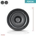 thumbnail image 4 of Pyle PDIC66 200 Watt 6.5 Inch In Wall Flush Mount 2 Way Speakers, White (1 Pair), 4 of 4