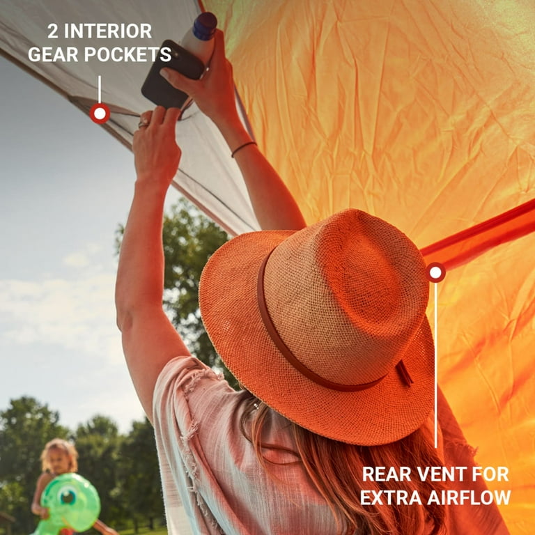 Coleman Skyshade Large Compact Beach Shade, Tiger Lily - Walmart.com