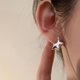 thumbnail image 4 of Pendientes únicos de Joker con hebilla de oreja de estrella de cinco puntas con diseño de nicho simple a la moda para mujer, 4 of 5
