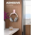 thumbnail image 3 of Soporte para auriculares Lamicall Sticky Headphones Hanger, color rosa, 3 of 7