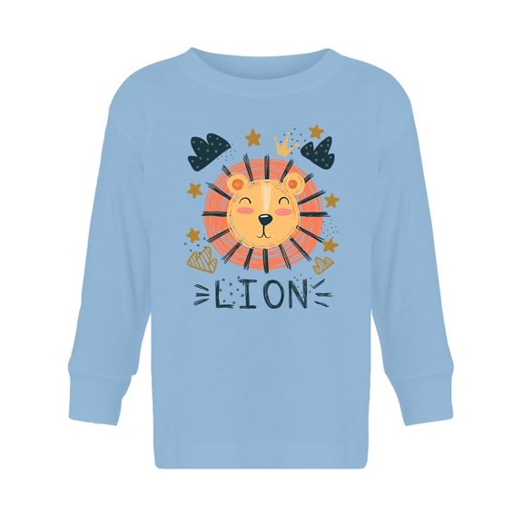 Cute Lion Design Long Sleeve Toddler -Image by Shutterstock, 4 Toddler
