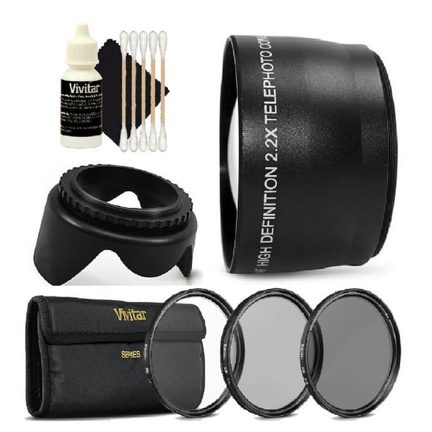 Afleiden Internationale Injectie 58mm Telephoto Lens Kit for Canon EOS 700D 1200D and All Canon DSLR Camera  - Walmart.com