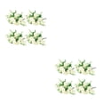 thumbnail image 1 of yingyy 1/2/3 4X Artificial Flower Faux Plant Home Decal Workmanship Multipurpose Long-lasting Exquisite Fake Flowers Wedding Decor White 2PCS, 1 of 6