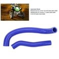 thumbnail image 4 of Kit Silicone Radiator Hose, 2PCS Silicone Radiator Coolant Hose Kit Sealed Leak Proof Replacement For Cat DVX 400 2007 To 2008, 4 of 8